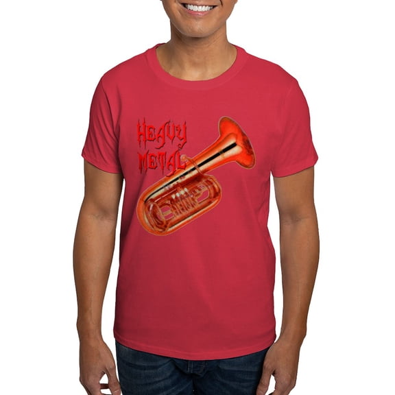 CafePress - Heavy Metal Tuba Dark T Shirt - Men's Classic Graphic Cotton T-Shirt