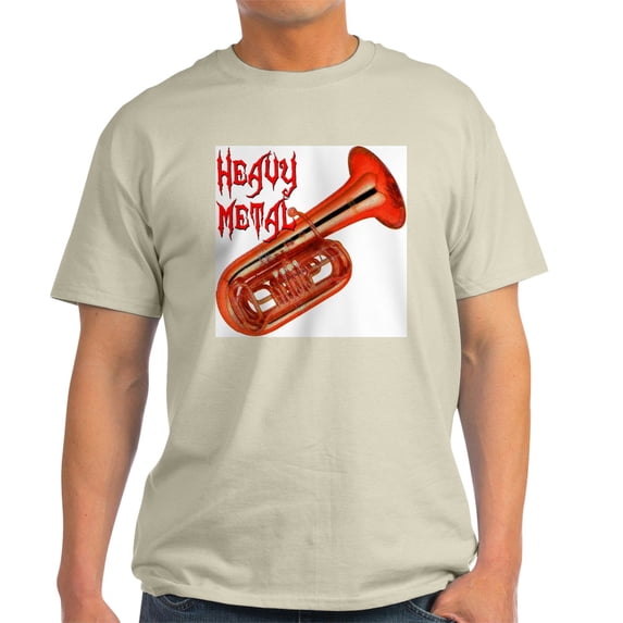 CafePress - Heavy Metal Tuba Light T Shirt - Men's Classic Graphic T-Shirt
