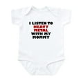thumbnail image 1 of CafePress - Heavy Metal With My Mommy Body Suit - Baby Light Bodysuit, Size Newborn - 24 Months, 1 of 4