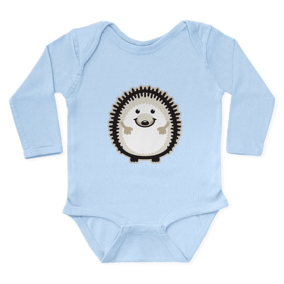 CafePress - Hedgehog Body Suit - Long Sleeve Cotton Baby Bodysuit