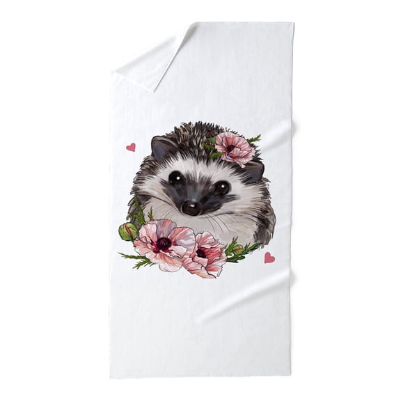CafePress - Hedgehog - Large Beach Towel, Soft 30"x60" Towel with Unique Design