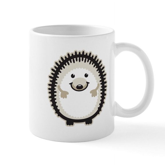 CafePress - Hedgehog Mugs - 11 oz Ceramic Mug - Novelty Coffee Tea Cup