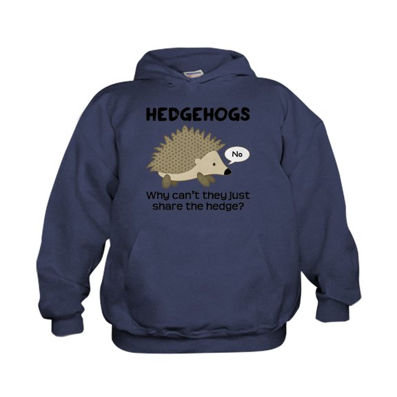 CafePress - Hedgehog Pun - Kids Hooded Sweatshirt, Classic Hoodie