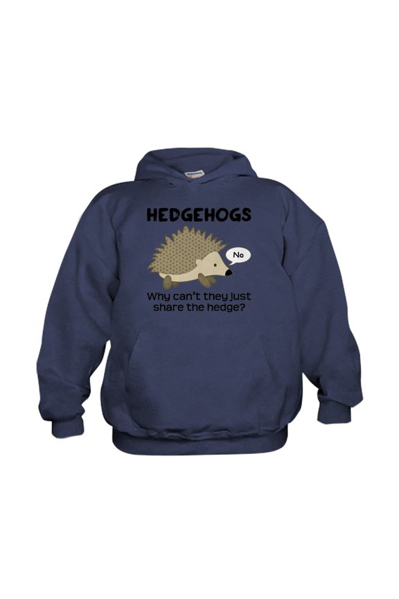 - Hedgehog Pun - Kids Hooded Sweatshirt, Classic Hoodie