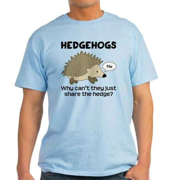 CafePress - Hedgehog Pun Light T Shirt - Men's Classic Graphic T-Shirt