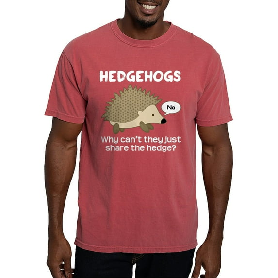 CafePress - Hedgehog Pun T Shirt - Mens Comfort Colors Shirt