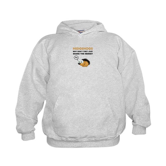 CafePress - Hedgehog Share Hoodie - Kids Hooded Sweatshirt, Classic Hoodie