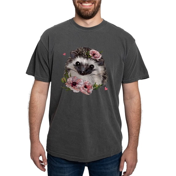 CafePress - Hedgehog T Shirt - Mens Comfort Colors Shirt