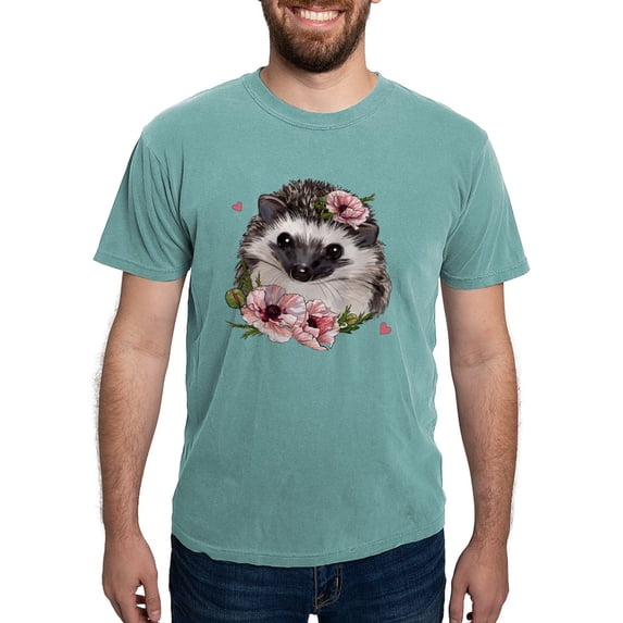 CafePress - Hedgehog T Shirt - Mens Comfort Colors Shirt