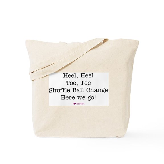 CafePress - Heel, Heel, Toe, Toe Tote Bag - Unisex Canvas Tote Bag, Beige, 1-Piece