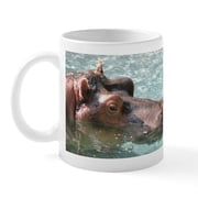 CafePress - Helaine's Hippo Mug - 11 oz Ceramic Mug - Novelty Coffee Tea Cup