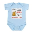 thumbnail image 1 of CafePress - Helicopter Pilot Infant Bodysuit - Baby Light Bodysuit, Size Newborn - 24 Months, 1 of 4