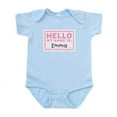 thumbnail image 1 of CafePress - Hello My Name Is: Emma Infant Bodysuit - Baby Light Bodysuit, Size Newborn - 24 Months, 1 of 4