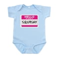 thumbnail image 1 of CafePress - Hello My Name Is Squishy Infant Creeper - Baby Light Bodysuit, Size Newborn - 24 Months, 1 of 4