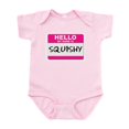 thumbnail image 1 of CafePress - Hello My Name Is Squishy Infant Creeper - Baby Light Bodysuit, Size Newborn - 24 Months, 1 of 4