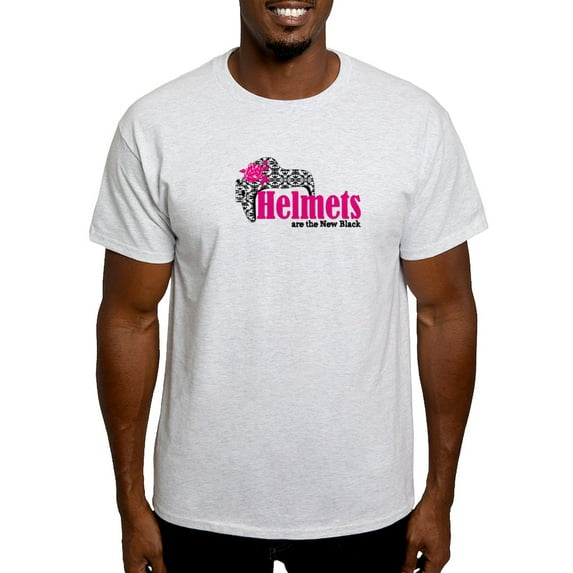 CafePress - Helmets New Bk Light T Shirt - Men's Classic Graphic T-Shirt