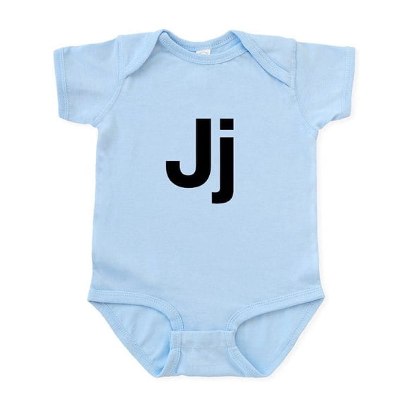 CafePress - Helvetica Jj Infant Bodysuit - Baby Light Bodysuit, Size Newborn - 24 Months