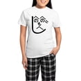 thumbnail image 1 of CafePress - Henohenomoheji Pajamas - Women's Short Sleeve Print T-Shirt and Pants Light Cotton Pajama Set, 1 of 7