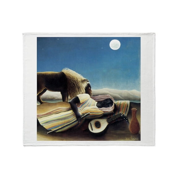 CafePress - Henri Rousseau The Sleeping Gypsy Throw Blanket - Soft Fleece Throw Blanket, 50"x60" for All Ages