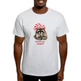 thumbnail image 1 of CafePress - Here's My Heart Cute Raccoon Blowing Kisses Quote - Men's Classic Graphic T-Shirt, 1 of 4