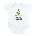 thumbnail image 1 of CafePress - Herecmstreble Body Suit - Baby Light Bodysuit, Size Newborn - 24 Months, 1 of 4