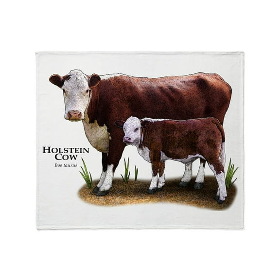 CafePress - Hereford Cow And Calf Throw Blanket - Soft Fleece Throw Blanket, 50"x60" for All Ages