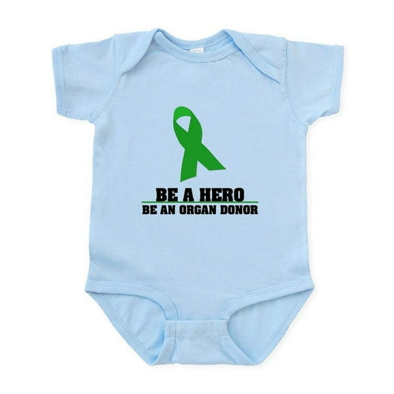 CafePress - Hero Line Infant Bodysuit - Baby Light Bodysuit, Size Newborn - 24 Months