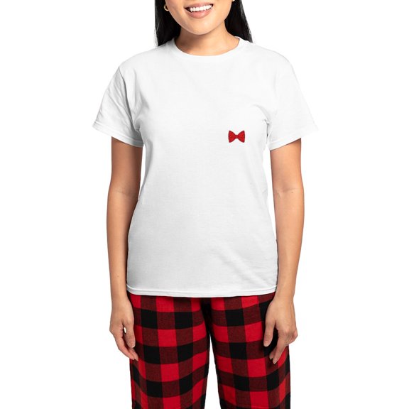 CafePress - Hes My Weirdo Couple Pajamas - Women's Short Sleeve Print T-Shirt and Pants Light Cotton Pajama Set