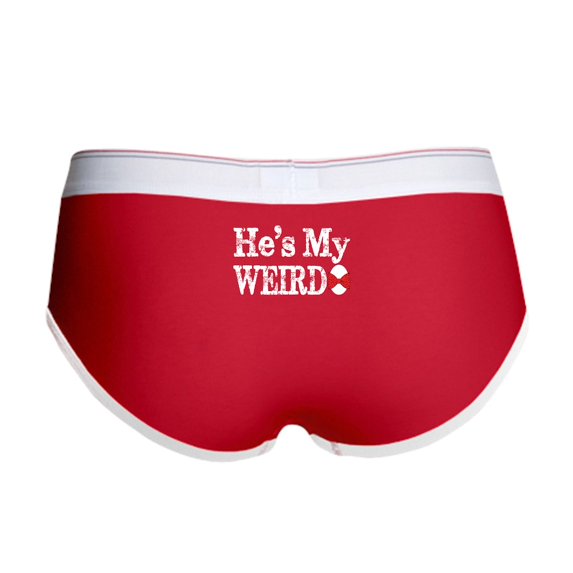 CafePress - Hes My Weirdo Couple Women's Boy Brief - Women's Novelty Briefs, Size S-XL