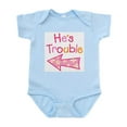 thumbnail image 1 of CafePress - Hestrouble Body Suit - Baby Light Bodysuit, Size Newborn - 24 Months, 1 of 4
