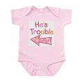 thumbnail image 1 of CafePress - Hestrouble Body Suit - Baby Light Bodysuit, Size Newborn - 24 Months, 1 of 4