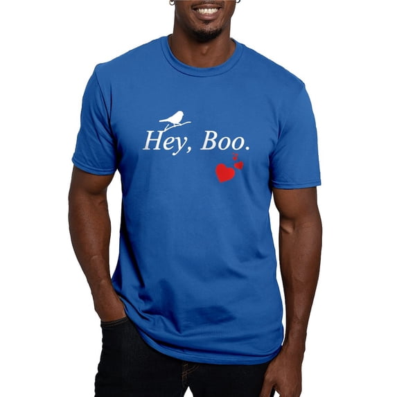CafePress - Hey, Boo Men's Classic T Shirt - Men's Fitted T-Shirt