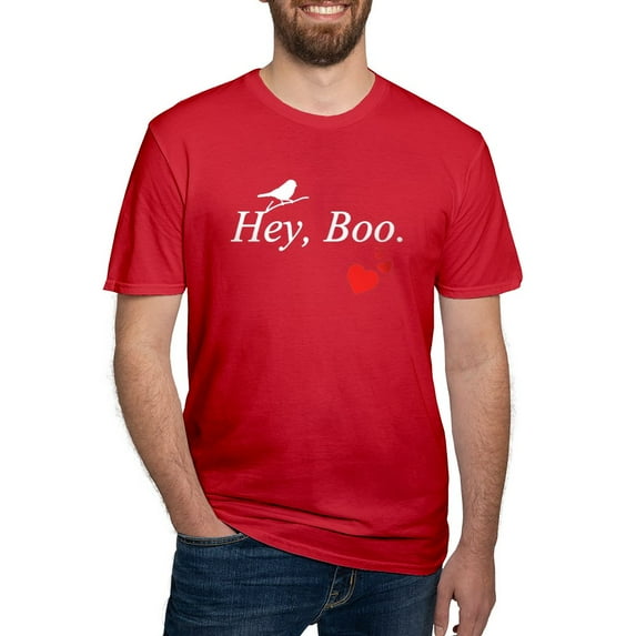 CafePress - Hey, Boo Men's Classic T Shirt - Men's Fitted T-Shirt