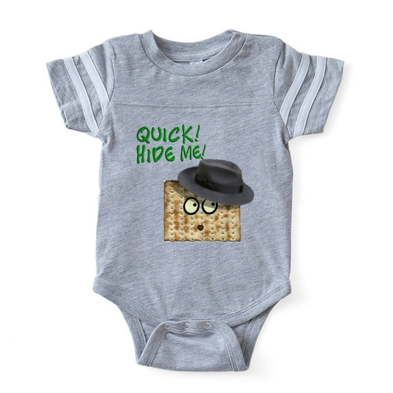 CafePress - Hide The Afikomen Copy - Cute Infant Baby Football Bodysuit