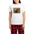 thumbnail image 1 of CafePress - Highland Cow 9Y316D 053 Women's Light Pajamas - Women's Short Sleeve Print T-Shirt and Pants Light Cotton Pajama Set, 1 of 7
