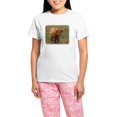 thumbnail image 1 of CafePress - Highland Cow 9Y316D 053 Women's Light Pajamas - Women's Short Sleeve Print T-Shirt and Pants Light Cotton Pajama Set, 1 of 7
