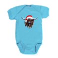 thumbnail image 1 of CafePress - Highland Cow Santa Hat Xmas Body Suit - Cute Infant Bodysuit Baby Romper - Size Newborn - 24 Months, 1 of 3