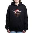 thumbnail image 1 of CafePress - Highland Cow Santa Hat Xmas Sweatshirt - Pullover Hoodie, Classic & Comfortable Hooded Sweatshirt, 1 of 4