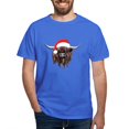 thumbnail image 1 of CafePress - Highland Cow Santa Hat Xmas T Shirt - Men's Classic Graphic Cotton T-Shirt, 1 of 4