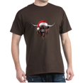 thumbnail image 1 of CafePress - Highland Cow Santa Hat Xmas T Shirt - Men's Classic Graphic Cotton T-Shirt, 1 of 4