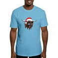 thumbnail image 1 of CafePress - Highland Cow Santa Hat Xmas T Shirt - Fitted T-Shirt, Vintage Fit Soft Cotton Tee, 1 of 4