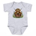 thumbnail image 1 of CafePress - Highland Cow Sitting In A Metal - Cute Infant Bodysuit Baby Romper - Size Newborn - 24 Months, 1 of 3