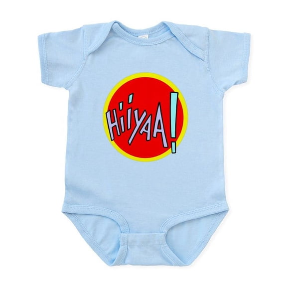 CafePress - Hiiyaa! Ninja Karate Infant Bodysuit - Baby Light Bodysuit, Size Newborn - 24 Months