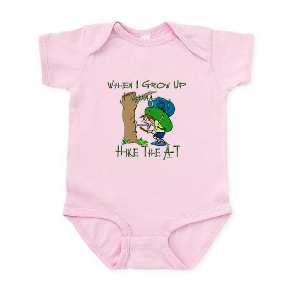 CafePress - Hike A T 2 Infant Bodysuit - Baby Light Bodysuit, Size Newborn - 24 Months