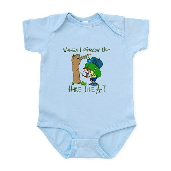 CafePress - Hike A T 2 Infant Bodysuit - Baby Light Bodysuit, Size Newborn - 24 Months