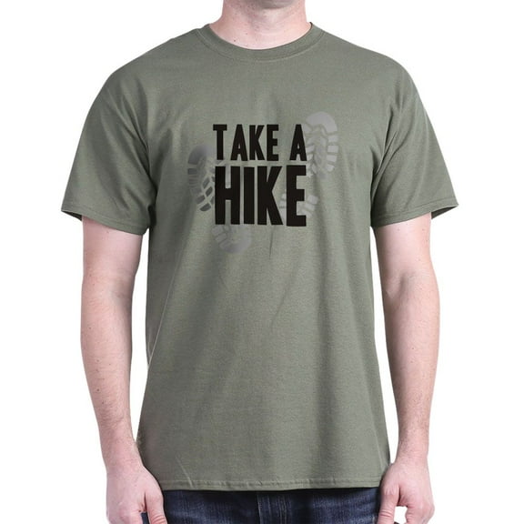 CafePress - Hike Dark T Shirt - Men's Classic Graphic Cotton T-Shirt