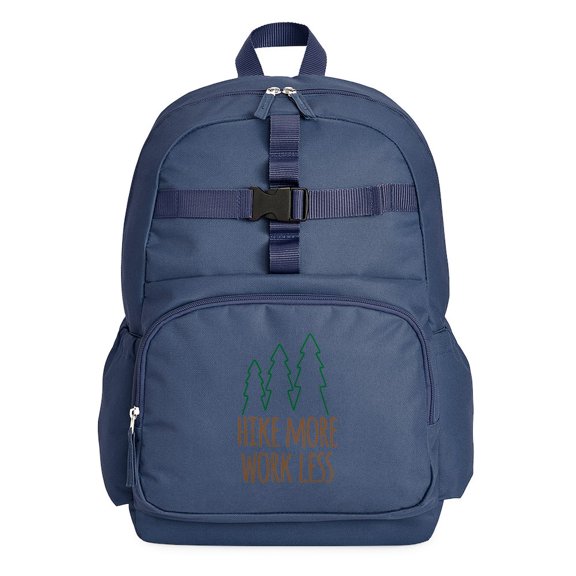 CafePress - Hike More Work Less - Cute School Travel Backpack