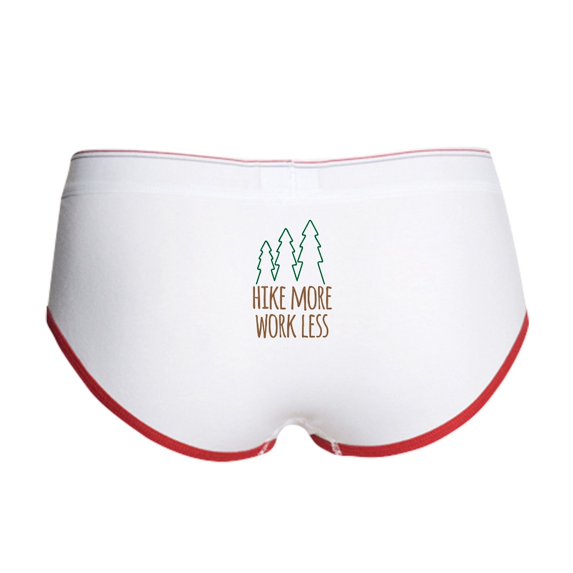 CafePress - Hike More Work Less Women's Boy Brief - Women's Novelty Briefs, Size S-XL