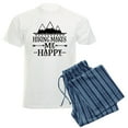 thumbnail image 1 of CafePress - Hiking Makes Me Happy Pajamas - Men's Light Loose Fit Cotton Pajama Set, 1 of 7