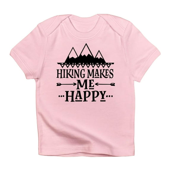 CafePress - Hiking Makes Me Happy T Shirt - Infant T-Shirt